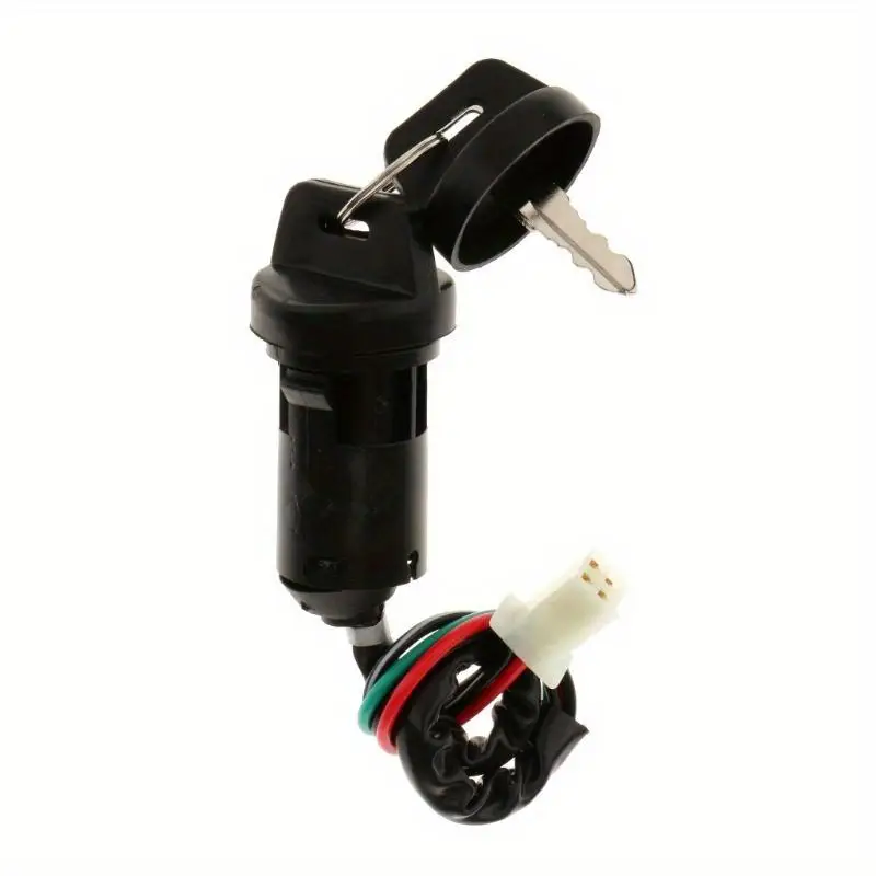 1set 4 Wire Ignition Key Switch Lock for Scooter Moped Kart Electric Motorcycle