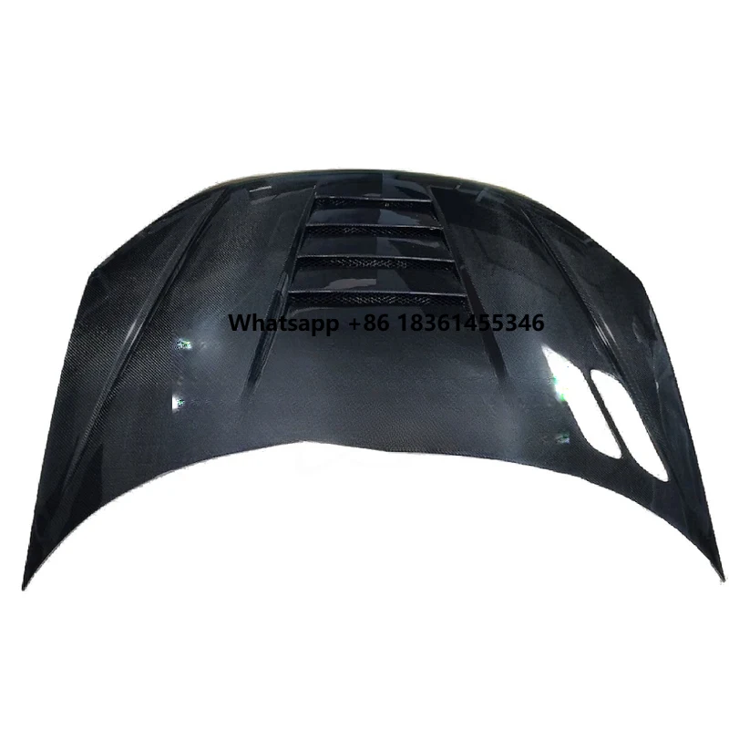 

ustomized Shark Style Open Hole Carbon Fiber Hood 206