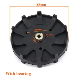 Rubber Drive Plastic Idler Wheel for Track System Go Kart Karting UTV Buggy Quad ATV Snow Sand Snowmobile Caterpillar
