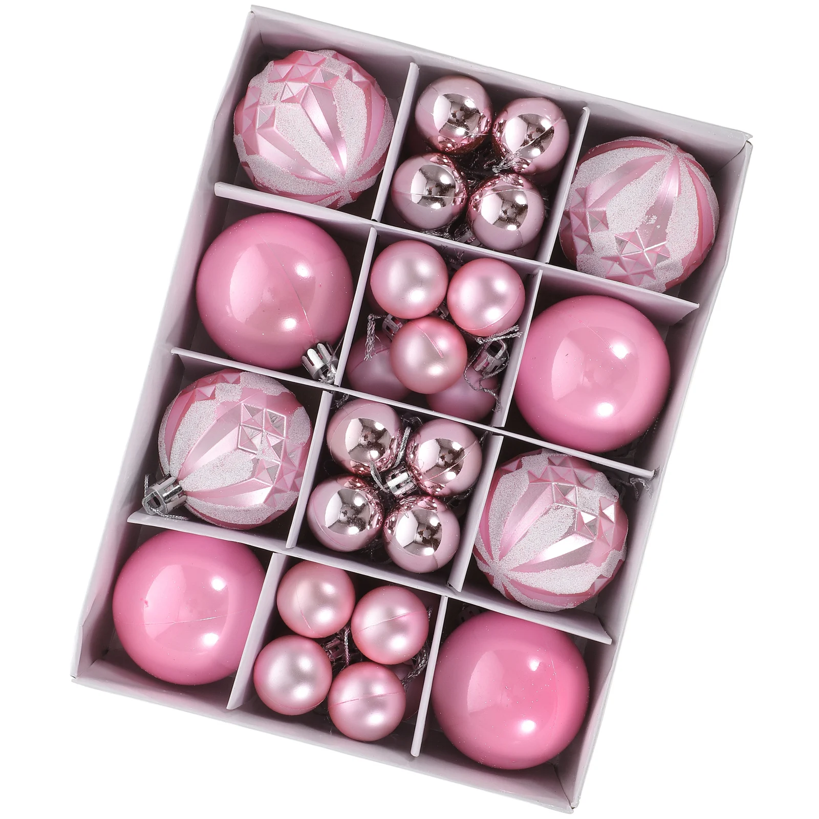 

40 Pcs Christmas Ball Decorations Xmas Balls Tree Pendant Ornament Mini Ornaments Plastic