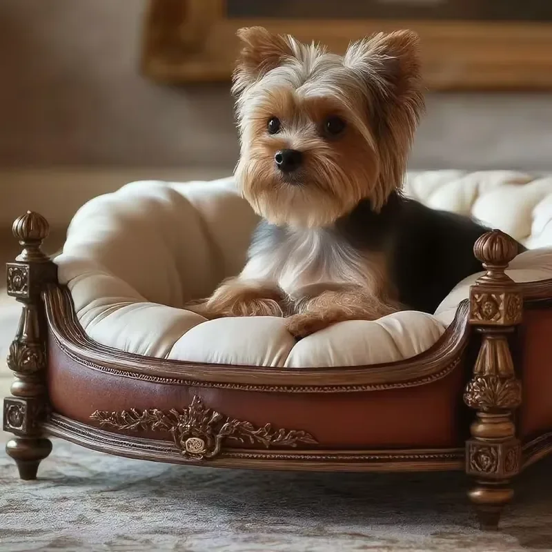 Modern Design Solid Wood Sofa Bed for Cats and Dogs Small Pet Furniture Cat Dog Lounger and Nest