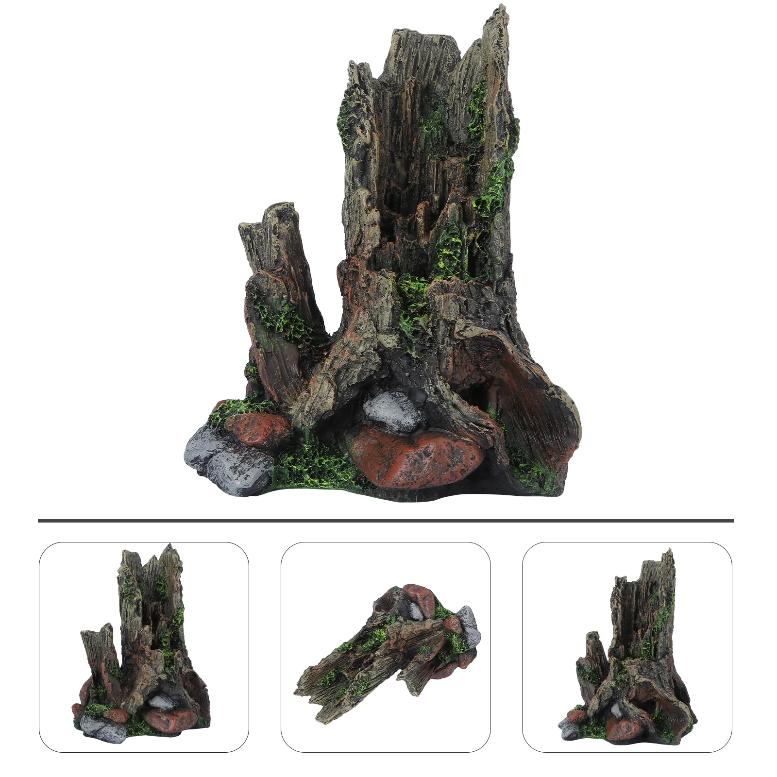

1Pcs Realistic Artificial Driftwood Resin Craft for Aquarium Landscape Fish Tank Decor Reptile Tank Decoration Long-Lasting No
