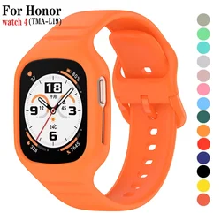 Official same model Silicone Band For Honor Watch 4 Replacement Bracelet For Huawei Honor Watch 4 Smartwatch Strap Accessories