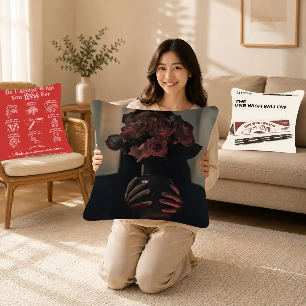 Film Art Obsession Cushion Cover Bedroom bed reading backrest cushion Festive plush holiday Soft plush throw