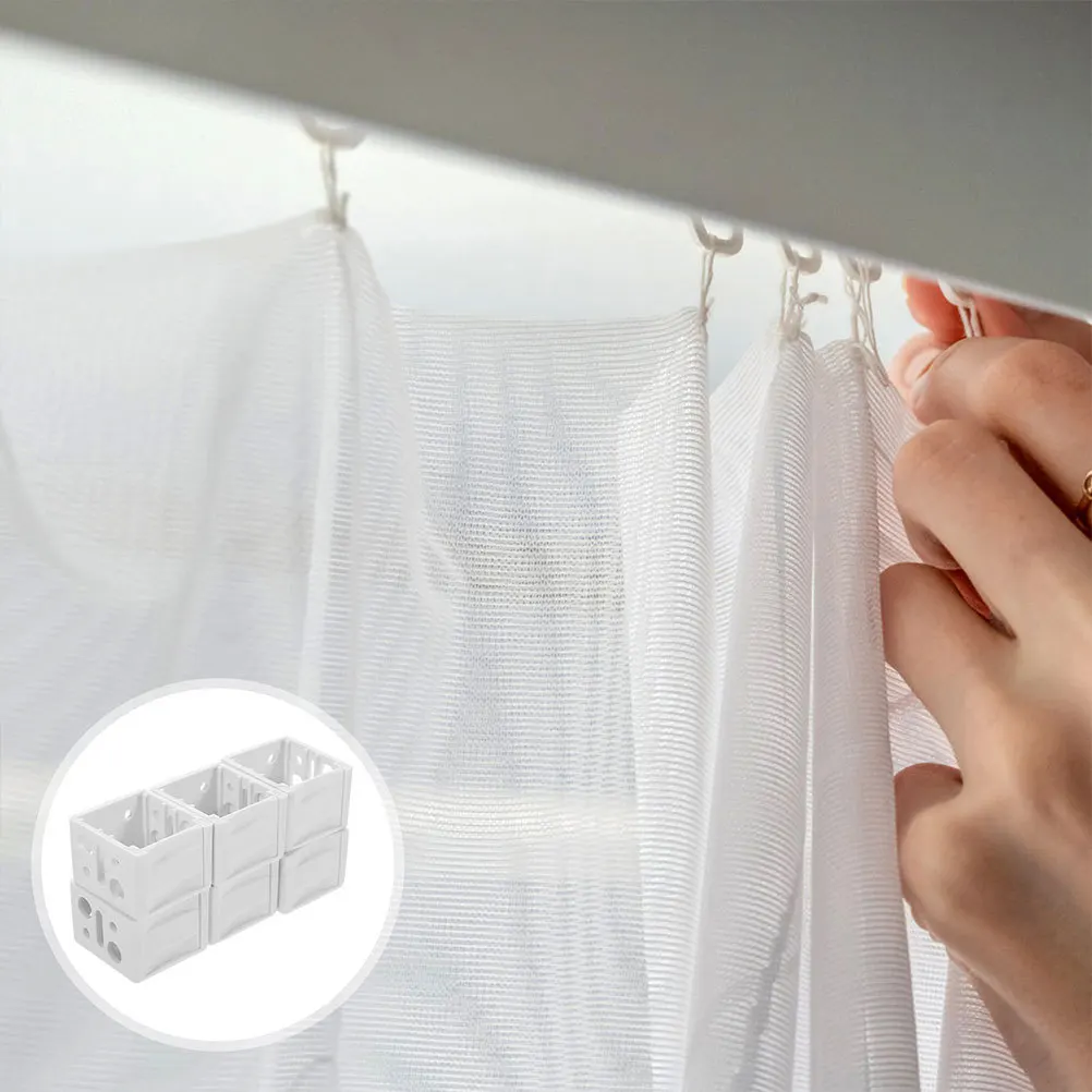 

6 Pcs Shutter Bracket Window Blind Blinds Replacement Parts Brackets for Abs Mounting