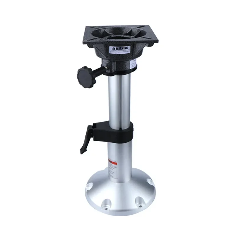 Marine Seat Base Aluminum Alloy Manual Adjustable Yacht Seat Pedestal Anti Rust Boat Seat Mount Swivel Outboard Marine