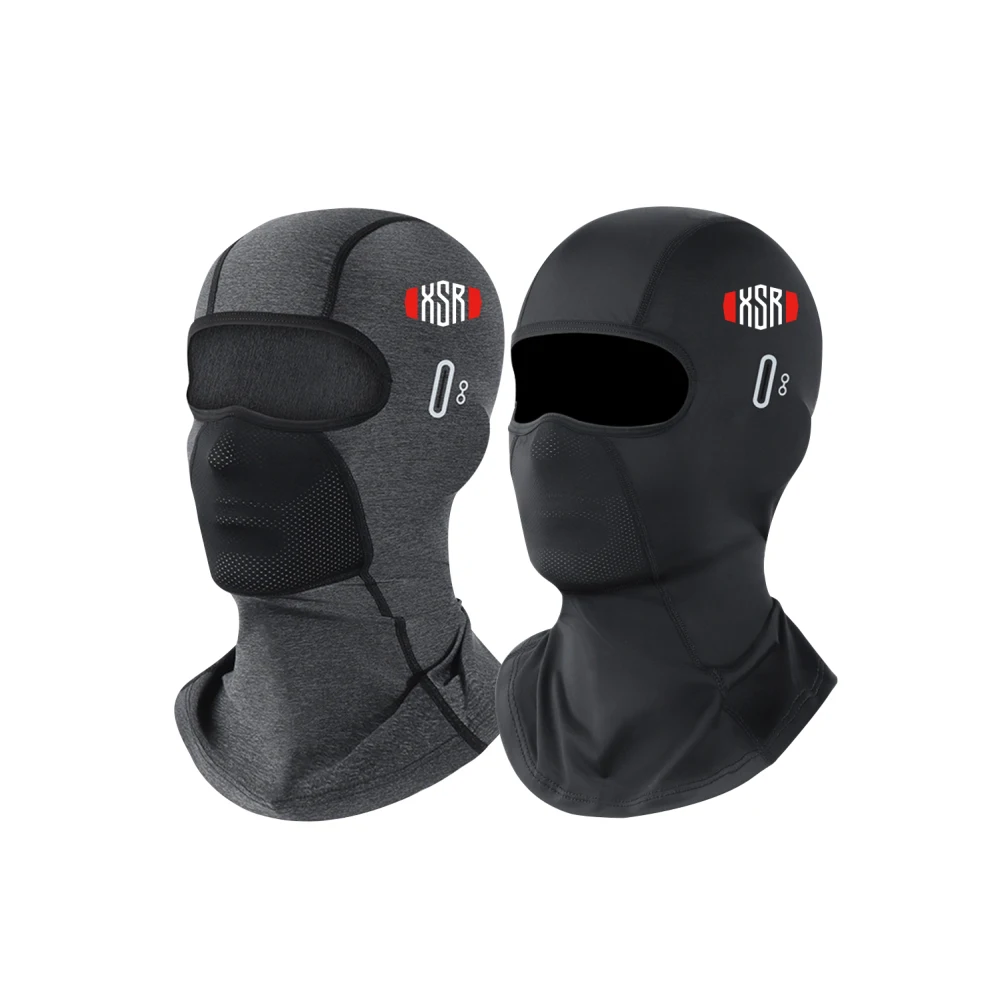 Motorcycle Balaclava for Yamaha XSR125 250 900 Summer Ice Silk Anti-UV Full Face Mask Breathable Helmet Liner Riding Head Cover