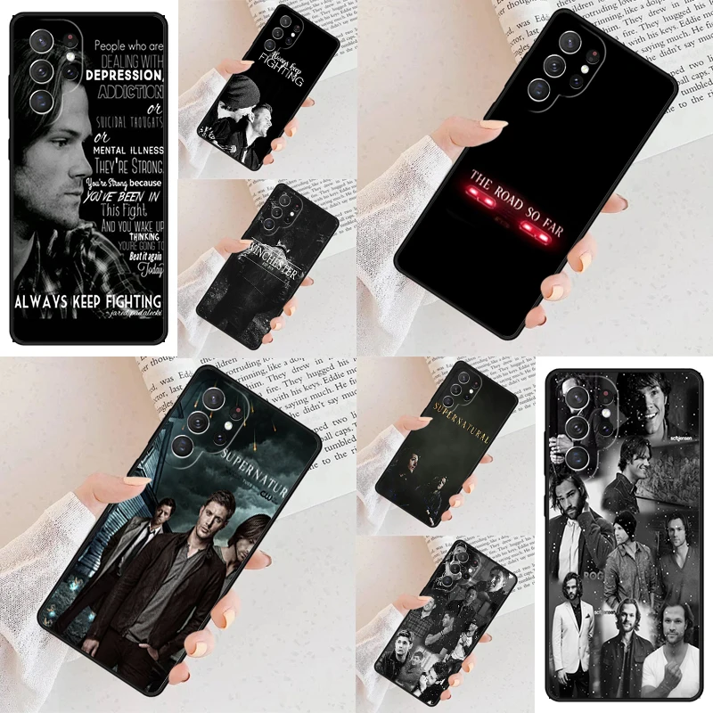 Supernatural Jared Padalecki lovely Phone Case For Samsung Galaxy S24 S23 S22 S21 Ultra S10 Note 10 Pro S20 Plus FE S9 S8 Cover