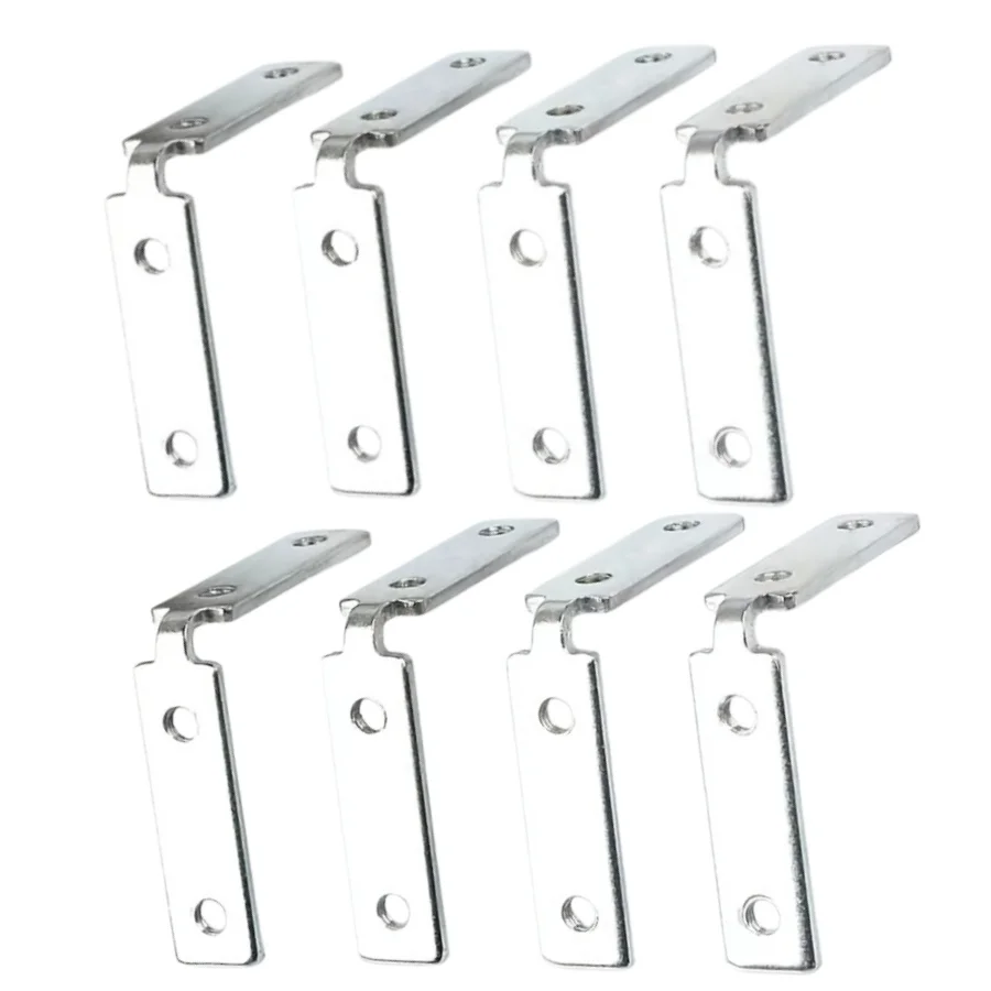 8 pieces of angle fixings - aluminium alloy door and window cabinet accessories - furniture connectors