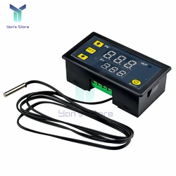 W3230 Mini Digital Temperature Controller 12V 24V 220V Thermostat Regulator Heating Cooling Control Thermoregulator With Sensor