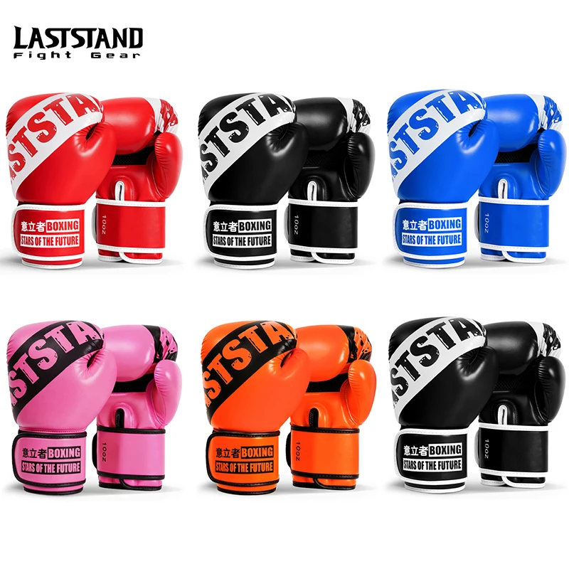 6/8/10/12oz Boxing Gloves Professional Adult Sanda Muay Thai Fighting Gloves Men and Women Training Sandbag Free Fight MMA