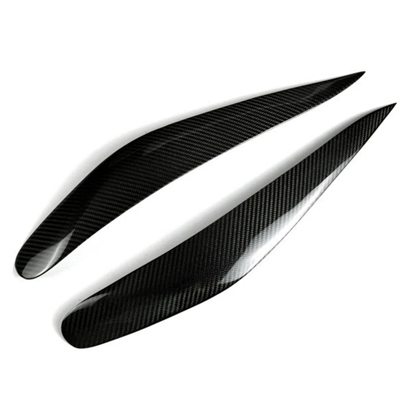 

Car Headlight Eyebrows Carbon Fiber Trim Cover For BMW 7 Series F01 F02 2009-2014 Head Light Lamp Eyelid Trim Stickers