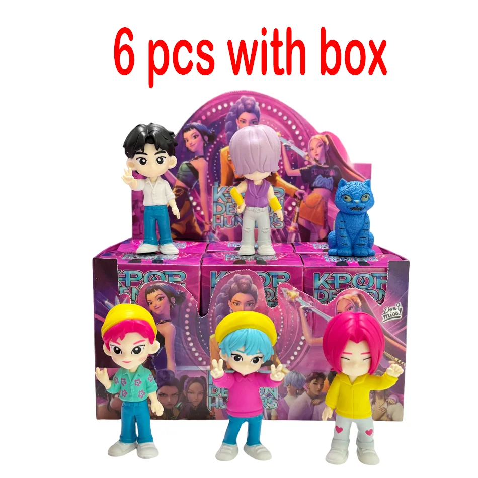 جديد الساحرة الصيادة مربع رومي زوي ميرا أنيمي بولي فينيل كلوريد مجموعة شخصيات سطح المكتب الحلي الأطفال الكبار هدية السنة الجديدة #3