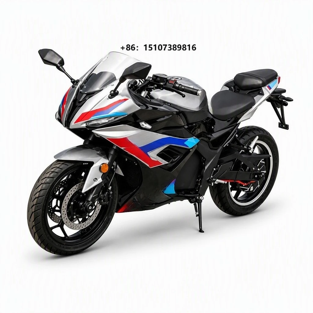 3000W 72V Lithium Electric Racing Motorcycle with Brushless Drive Cybern RR for Adult Riders Over 80km/h