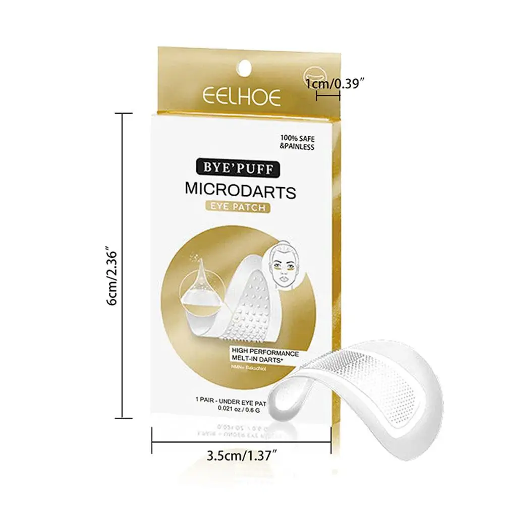 1/5/10Pairs Micro-needle Eye Patch Hyaluronic Acid Anti-wrinkle Eye Mask Fine Lines Remove Moisturizing Eye Mask