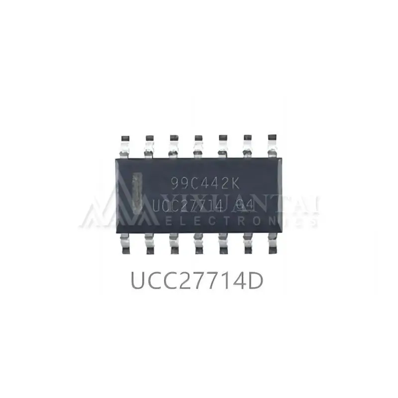 

10pcs/Lot UCC27714D Driver 4A 2-OUT High Low Side Full Brdg/Half Brdg Non-Inv 14-Pin SOIC New