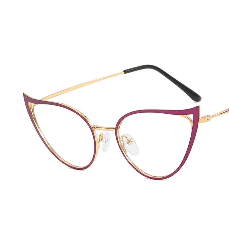 Women Golden Cateye Thin frame Reading glasses Leightweight UV400 Reader +75 +125 +150 +250 +500 +600 Presbyopia Eyewear