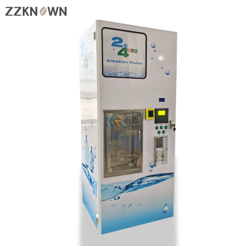 800GPD Coin Bill Credit card Operated Purified RO Water Vending Machine Commercial Alkaline Water Vending Machine for sale