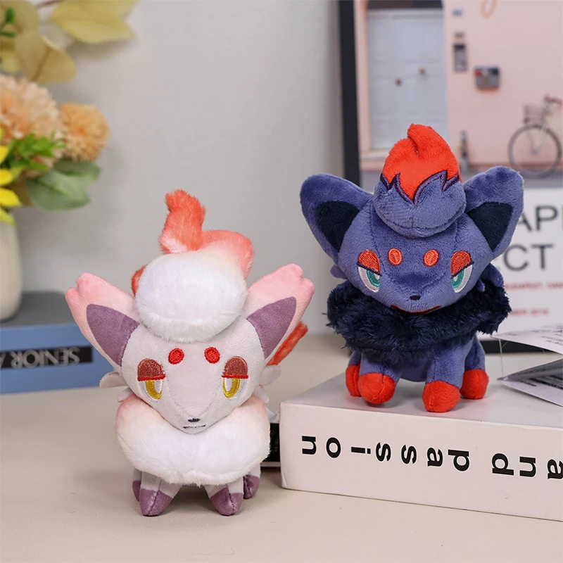 Pokemon Plüschpuppe Zorua Hisuian Zorua Gastly Duskull Porygon Shinx Litwick Furret Mew Plüschtier Weiche Stoffpuppe Spielzeug Geschenk – Detail 4