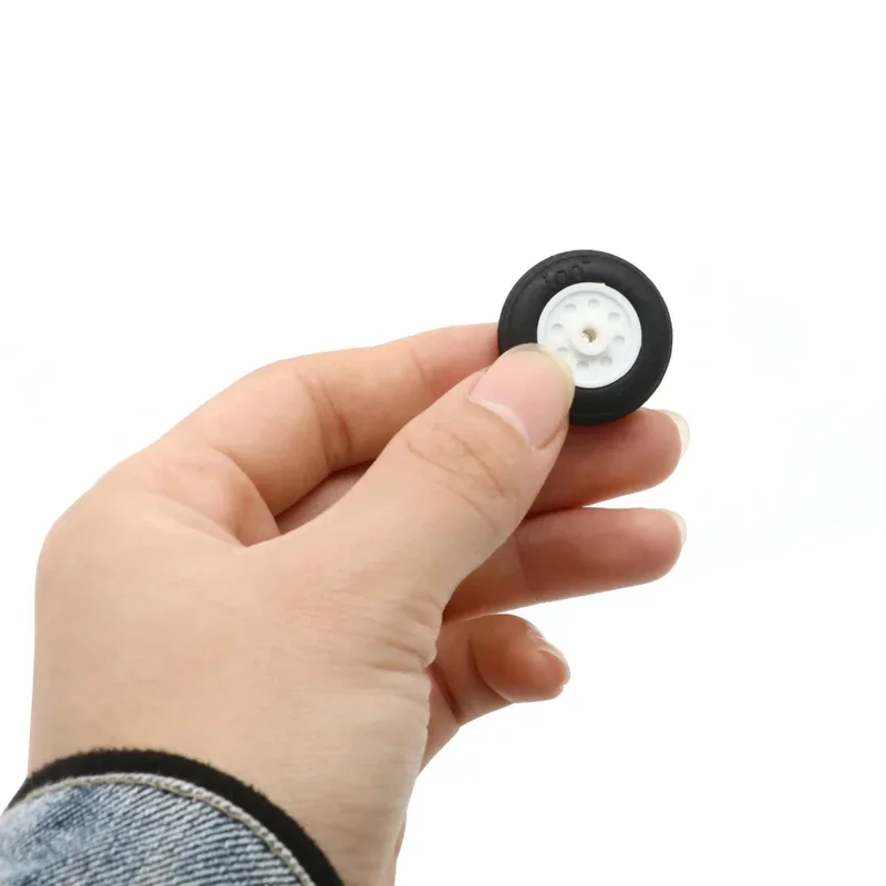 RC飛行機固定翼モデル用PUゴムフォームホイール1～5インチ耐久性のあるシミュレーション着陸装置タイヤ、ホビー航空機用