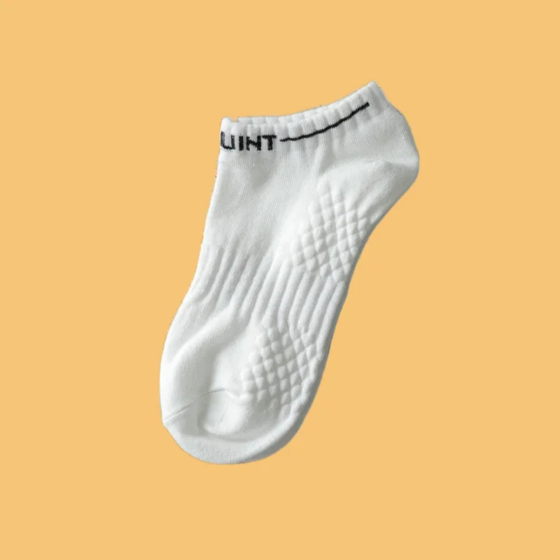 5/10 Pairs Spring and Summer Basketball Socks Professional Running Socks Men Massage Bottom Sports 2024 White Socks Short Socks