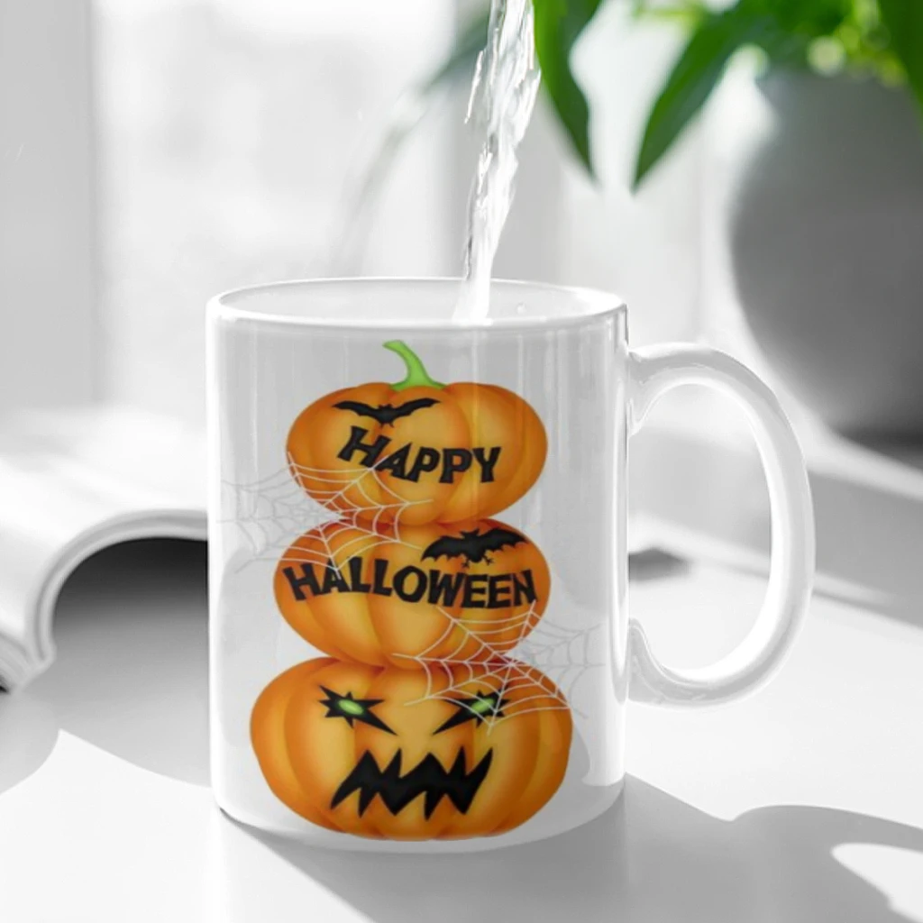 Witches Enchanting Halloween Coffee Mug Wrap, 11oz Sublimation Ceramic Tea Cup,Beer Mugs,Milk Cups Surprised Gift