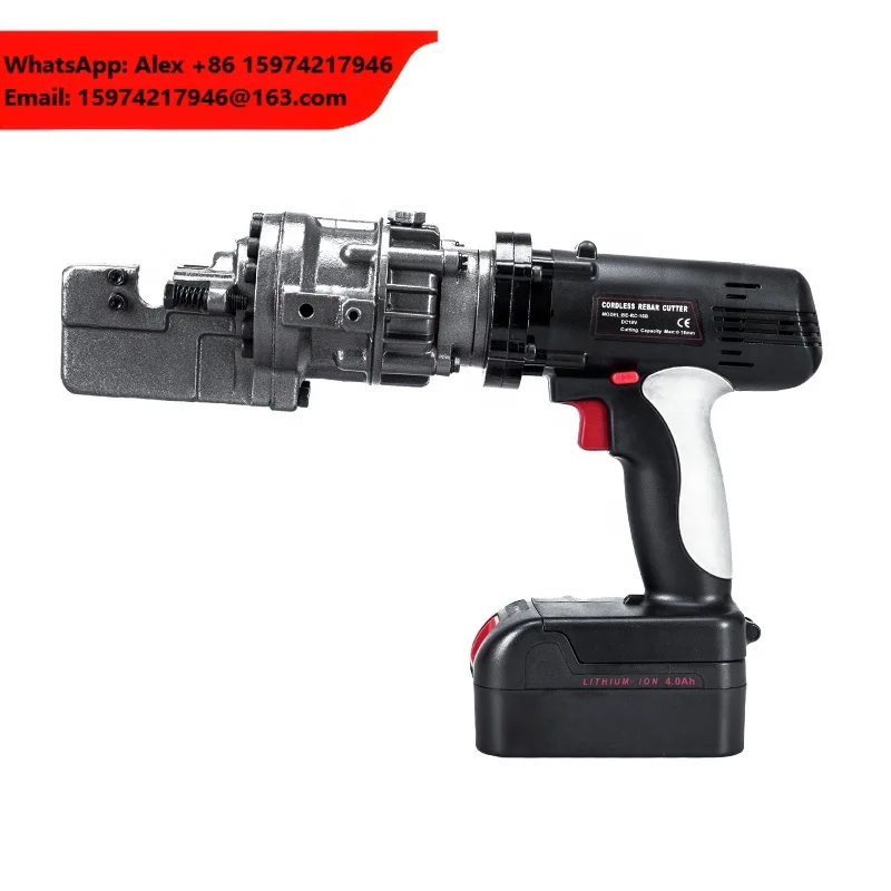 ODETOOLS 18V Li-ion Battery Rescue Steel Hydraulic Rebar Cutter 22mm Steel Cutting Machine RC-22B