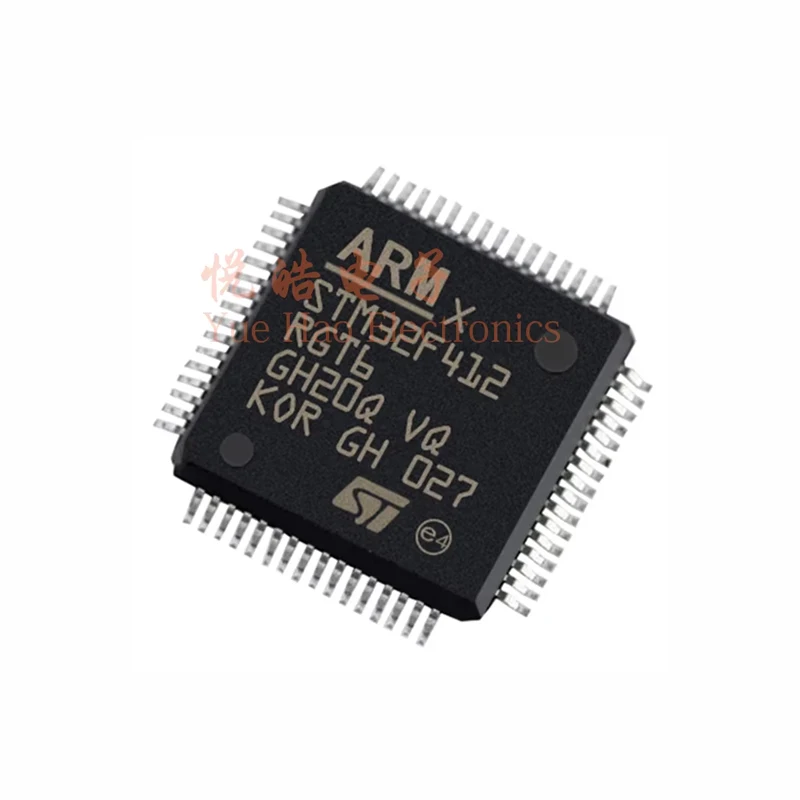 （1-10PIeces）100% New STM32F412RGT6 IC MCU 32BIT 1MB FLASH LQFP-64