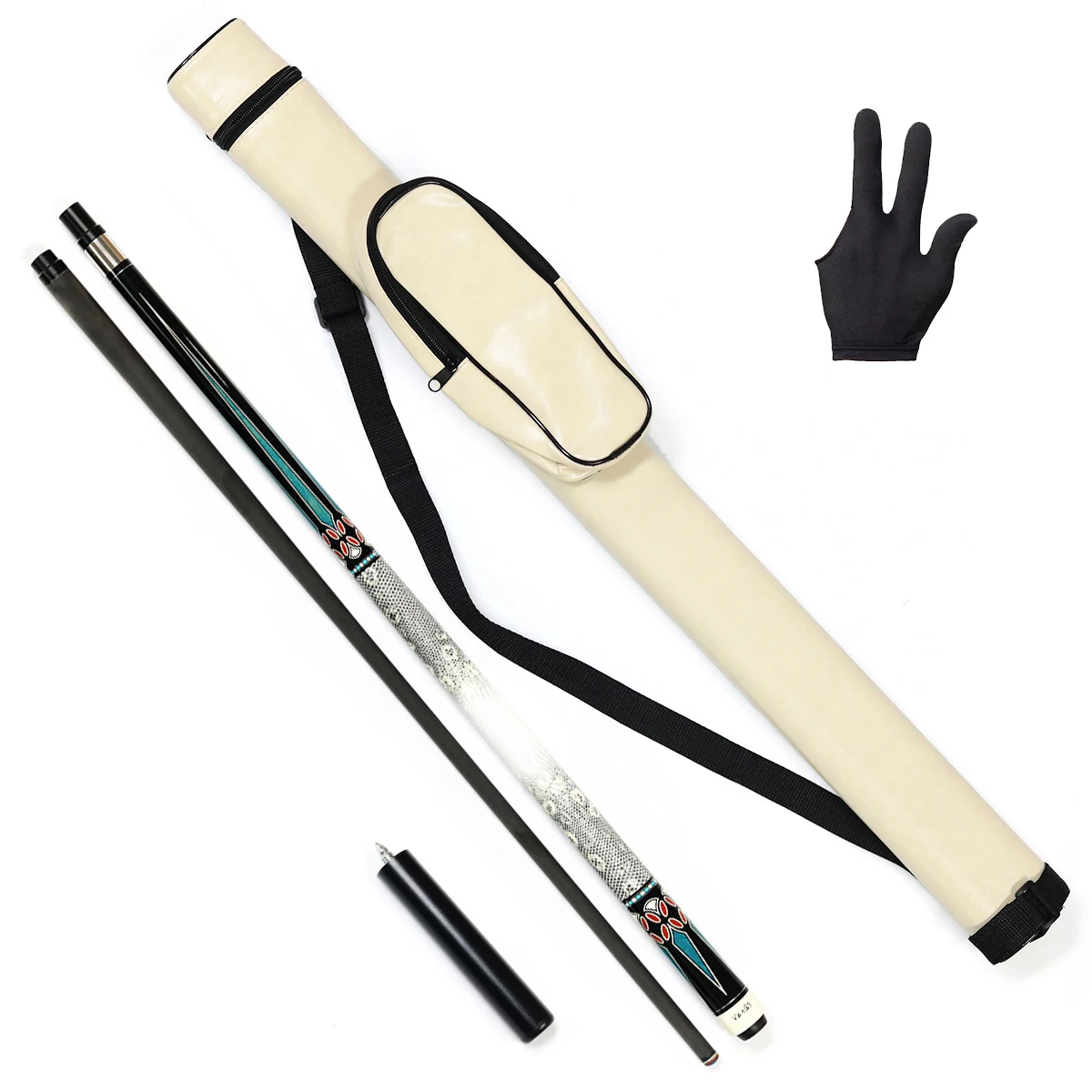 High-tech handmade single lock joint carbon shaft ball bag