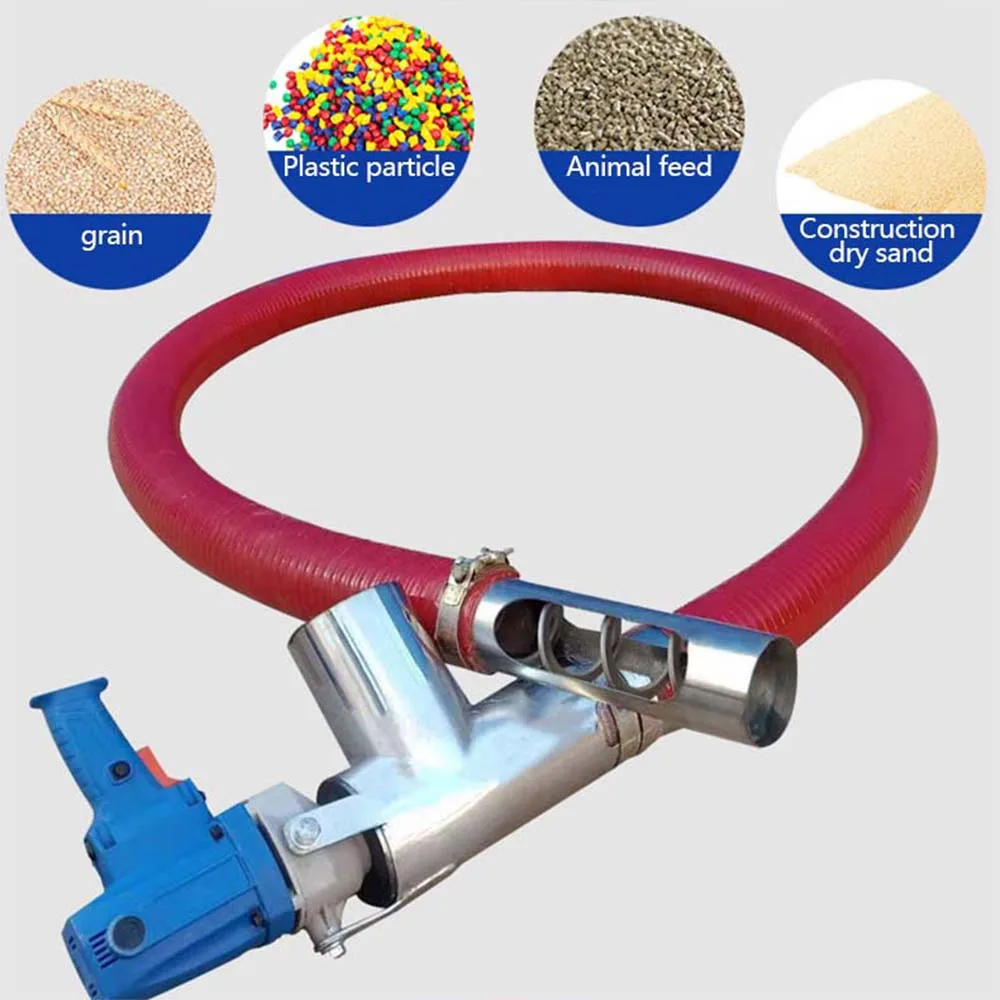 

Grain suction machine large grain suction truck Grain ,sand , plastic suction machine 1.5m Hose Grain conveyor Screw conveyor