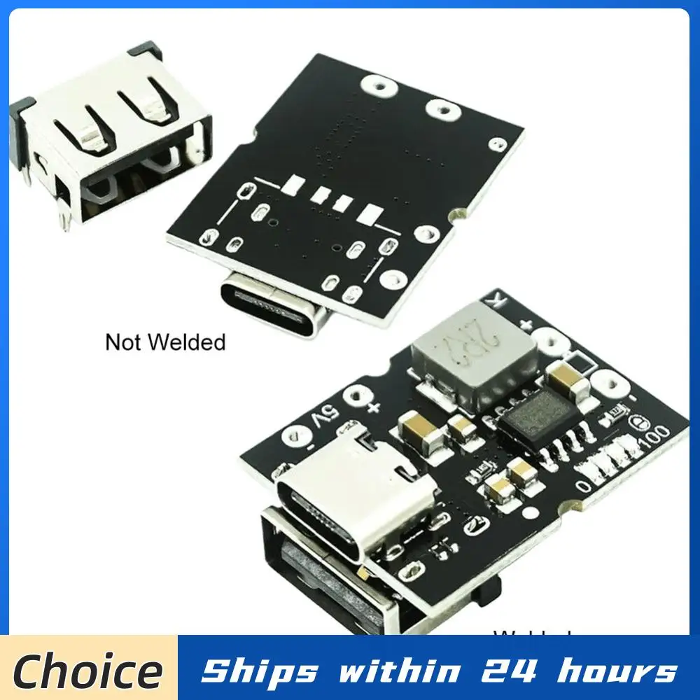 5V 2A Charge Discharge Integrated Module Type-C Input Charging Boost Power Board Support 4.2V Lithium Battery High-precision