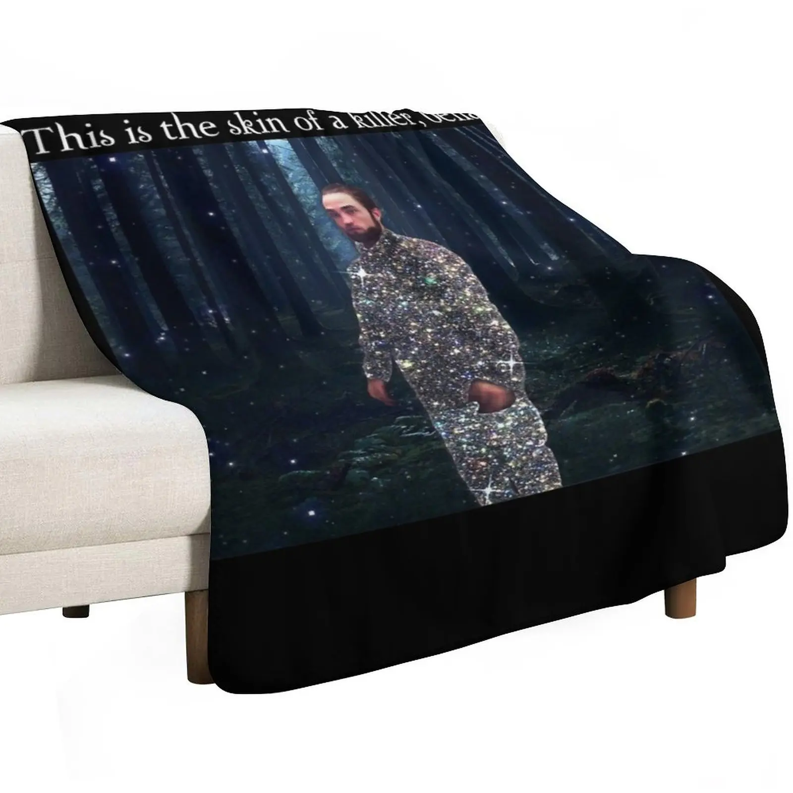This Is The Skin Of A Killer Bella Meme Throw Blanket Ultra Soft Flannel Fleece Blanket for All Seasons