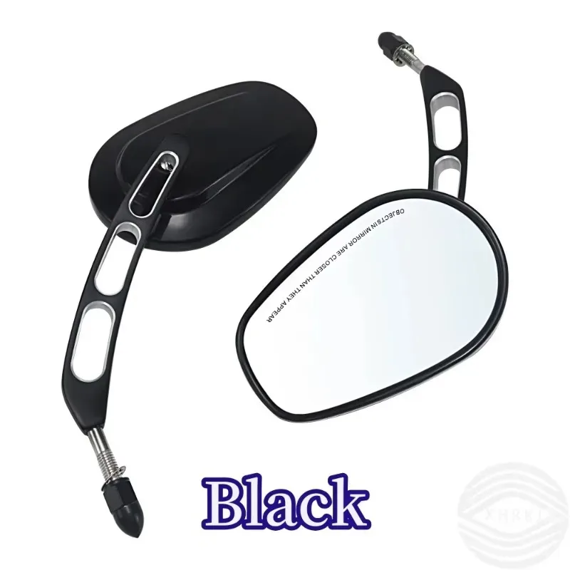 

Glb 2pcs of Motorcycle Rearview Mirrors Modified for Harley Car Reversing Mirrors, All Aluminum Universal Personalized Large Mir