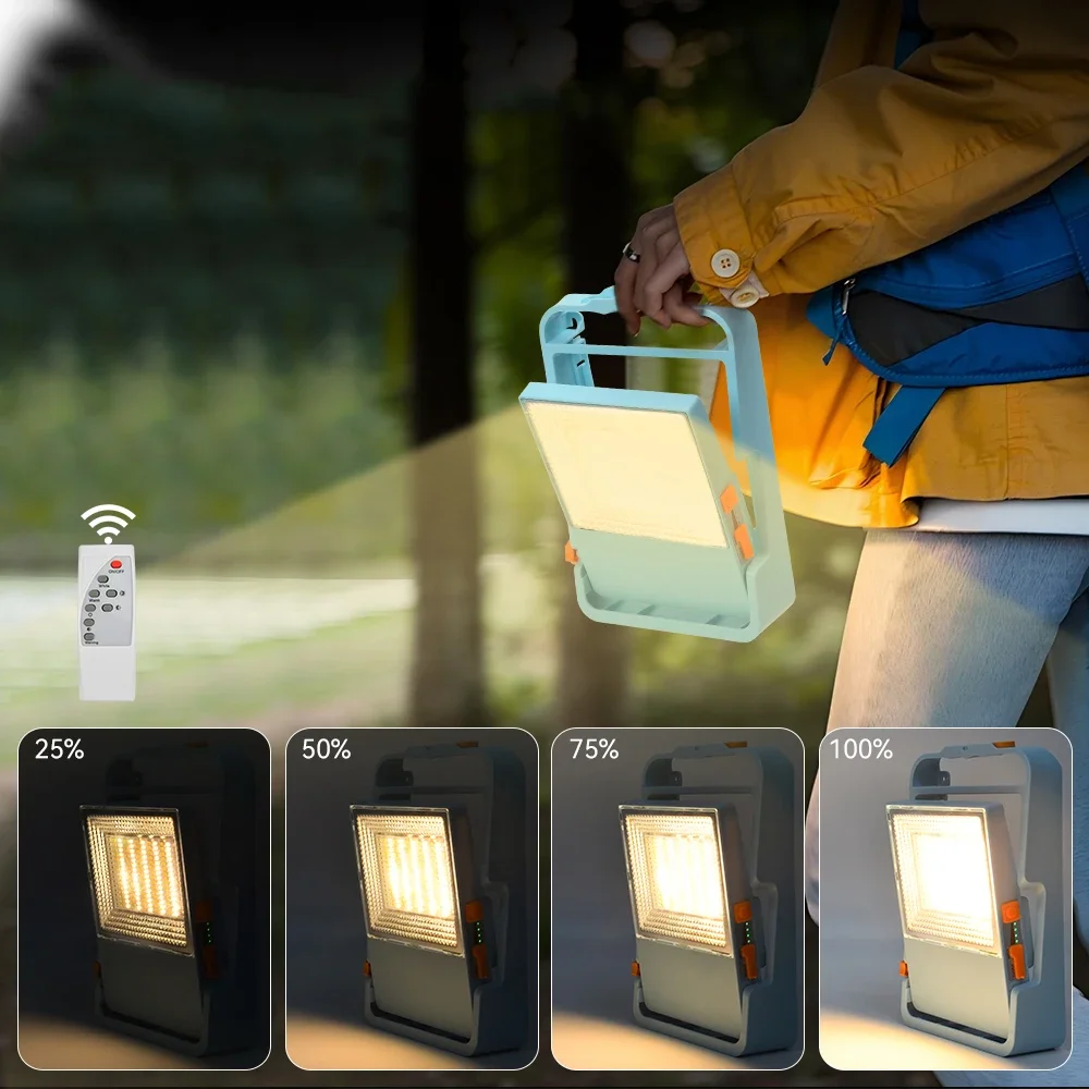 LED Portable Camping Light with 3 Lighting Modes, Camplights, Hanging, Rechargeable, Outdoor Tent, Home Emergency Lamp