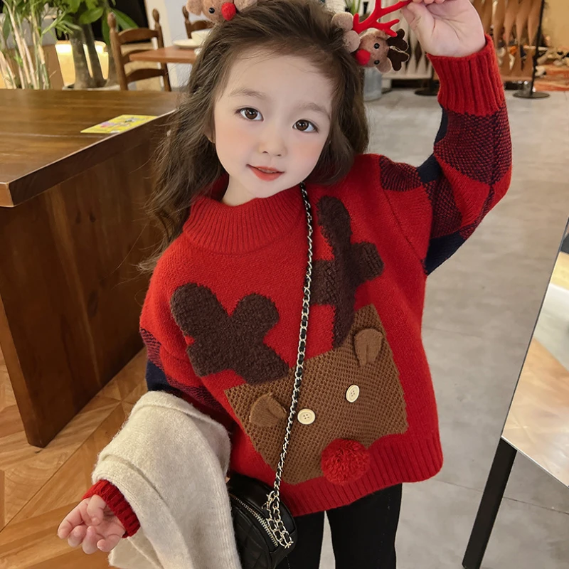 Knitted Sweater for Boys Baby Jumpers Knitted Sweater Kids Pullover Cartoon Autumn Newborn Sweater Boys Winter Clothes image 6