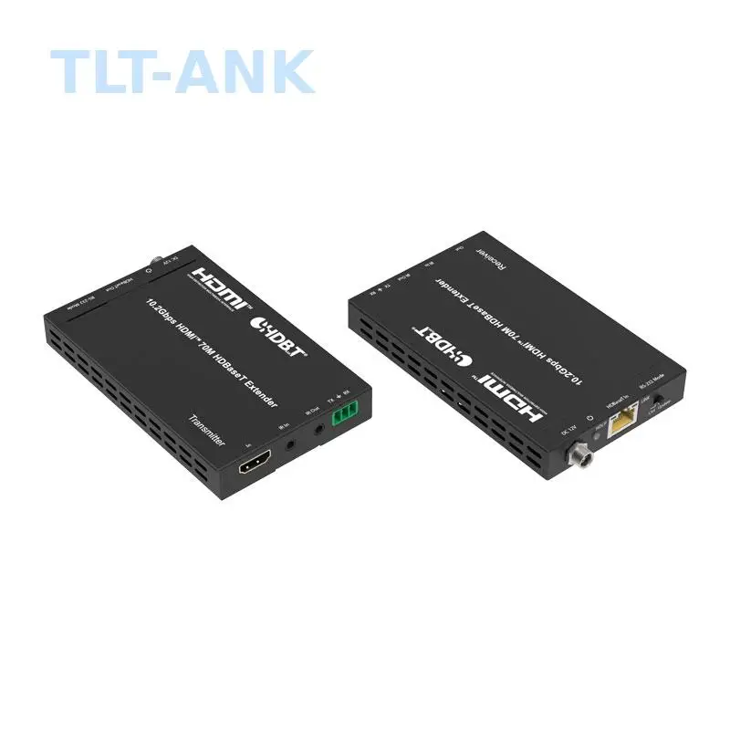 HDBaseT HDMI Extender Over Single Ethernet Cable, 70M Transmission, 4K@30Hz, HDMI 1.4 Version, HD Video Signal Extension