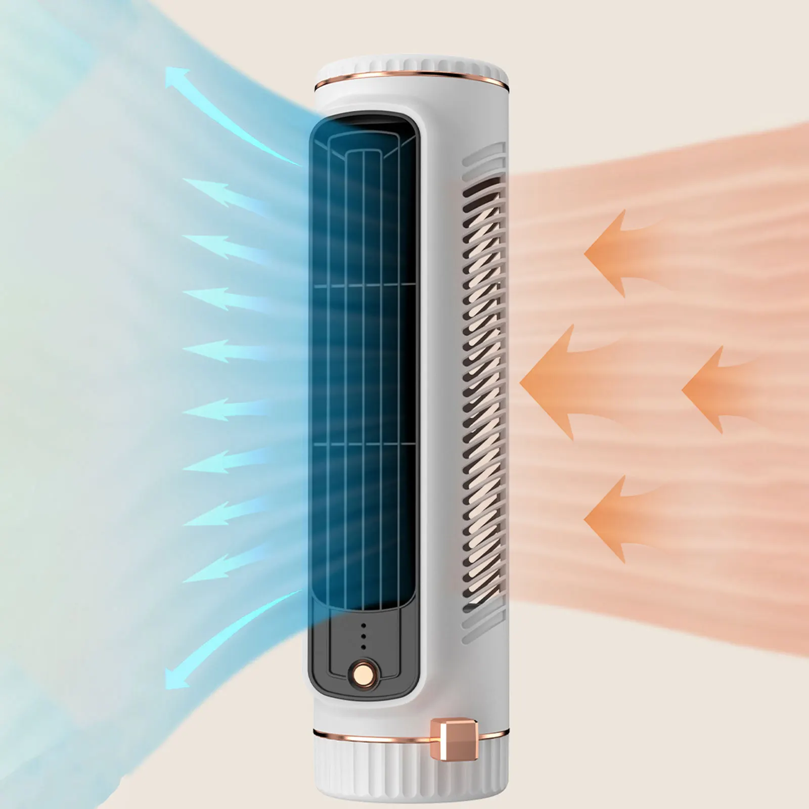 Air Cooling Fan Air Circulation Bladeless Fan Tower Fan Air Conditioner Air Cooler Fan Mute Adjustable Electric Standing Fan