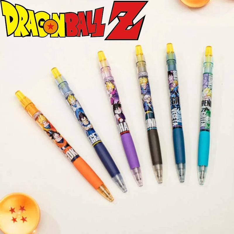 Dragon Ball Son Goku Cartoon Anime Gel Pens Bullet Tip 0.5mm School Office Supplies Waterproof Stationery Accessories Stationery