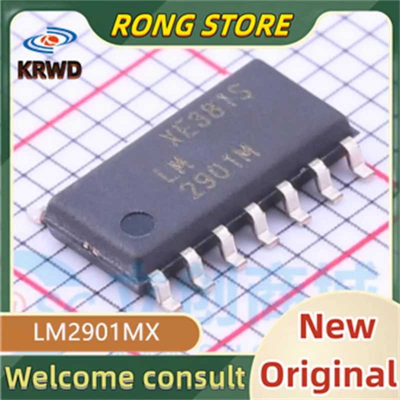 

5PCS LM2901M New and original LM2901MX LM2901 2901MX SOP-14