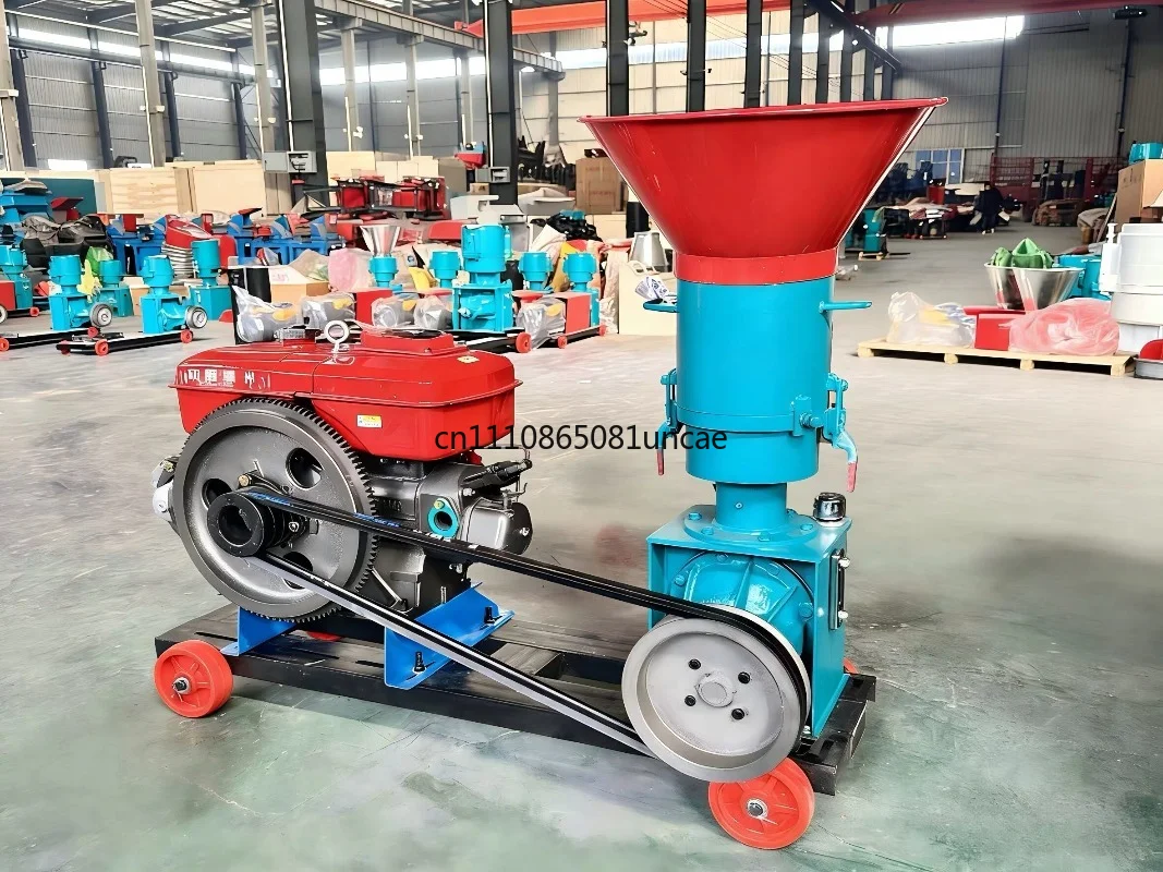 For Multifunctional Rotary Straw Chopper Pellet Machine Wet Dry Corn Grain Grass Feed Crushing Integrated Equipment