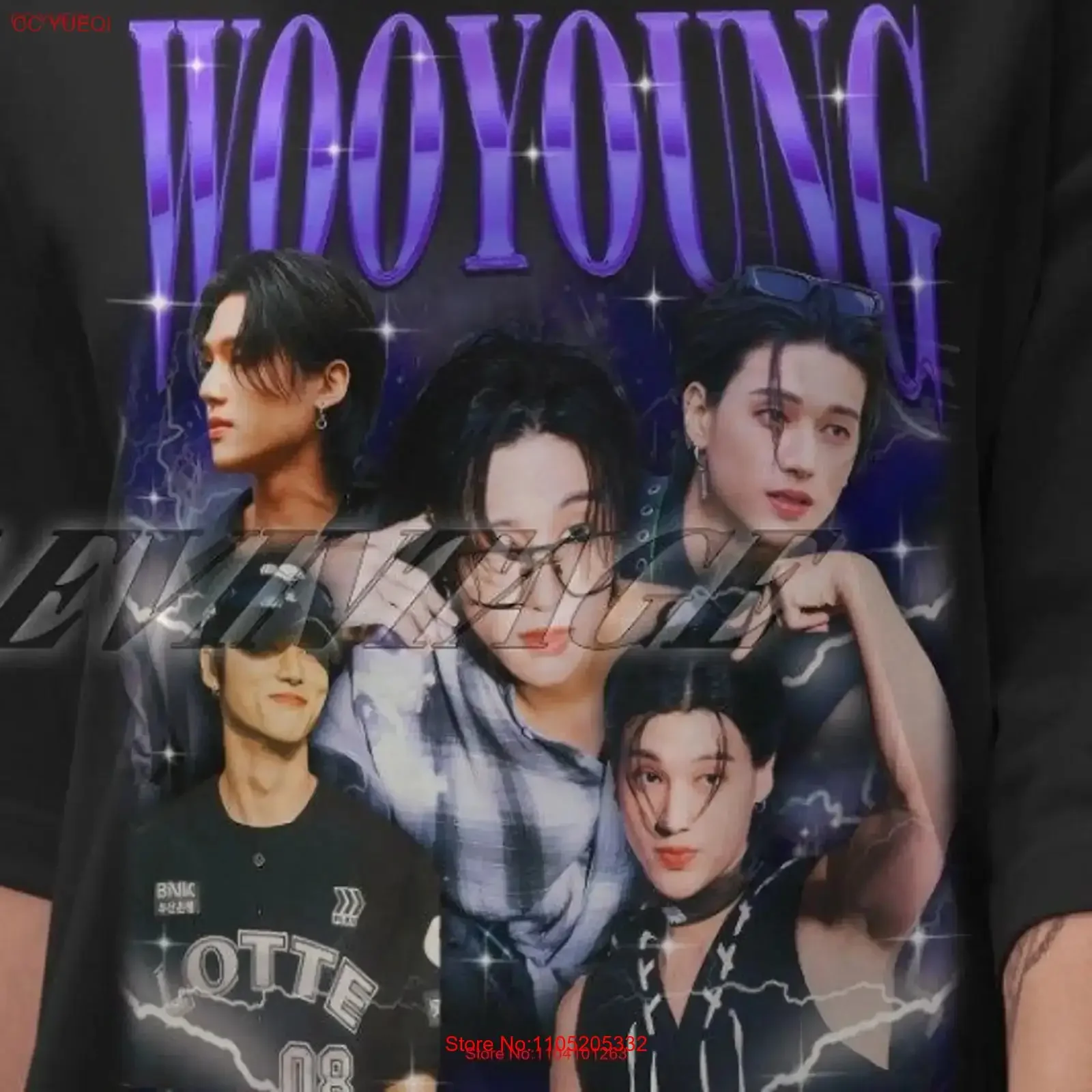 

Limited Woo Young Vintage T Shirt Fan Ateez Retro Classic Kpop Bootleg Merch vintage Washed Unisex streetwear Stylish homme