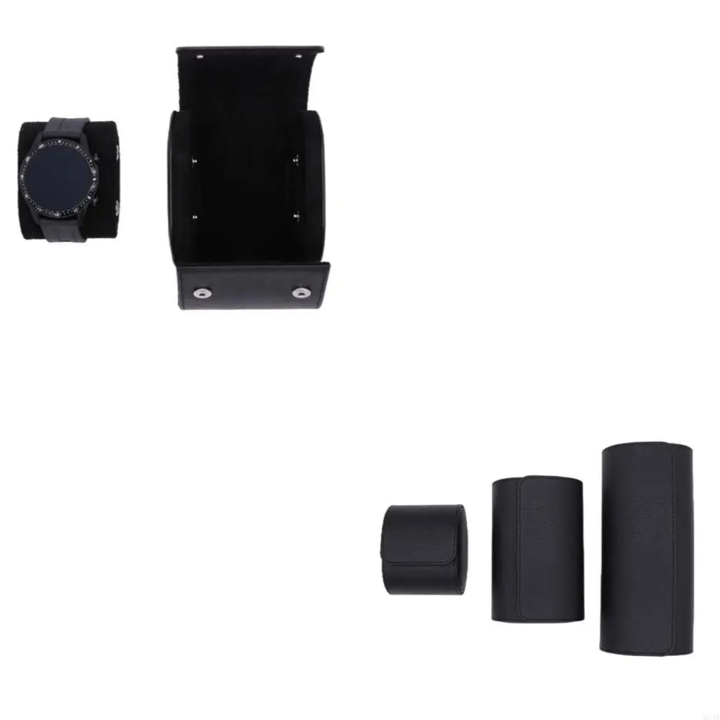 

Travel Watch Watch for Case Leatherette Roll Watch Storage Holder Jewe