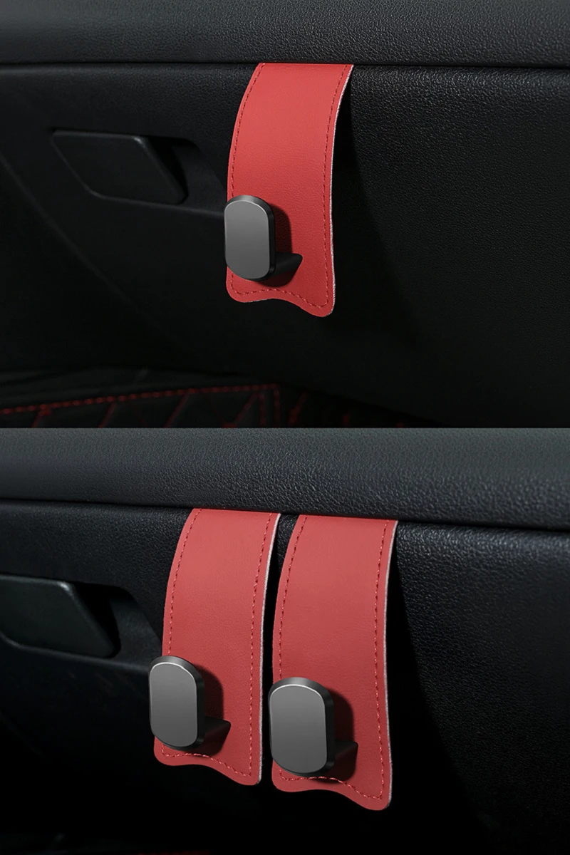 TazerApex Universelle Auto-Handschuhfach-Haken aus Aluminiumlegierung, Hängehaken für Handtaschen, Hüte, Halter für Autoinnenraum-Aufbewahrung – Detail 14