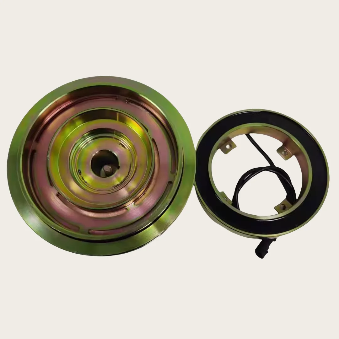 Bus Air Conditioner Compressor Electromagnetic Clutch  AABB 260/220mm  2 Pulley  Compressor Clutch for Bock Bitzer Compressor