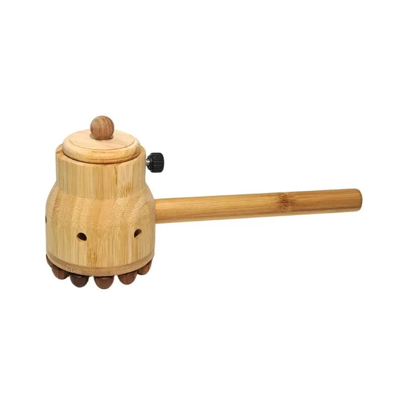 Bamboo  Box Handheld 4cm Stick Jar Massage Equipment