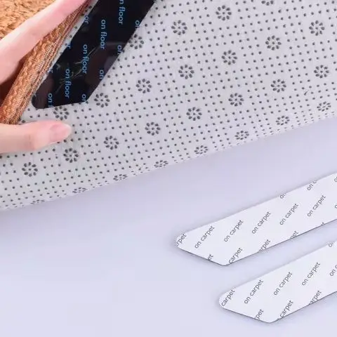 Carpet Non-slip Sticker Reusable Washable Anti-slip Mat Anti Curling Rug Pads Floor Carpet Corner Clip Fixed Grippers Tape
