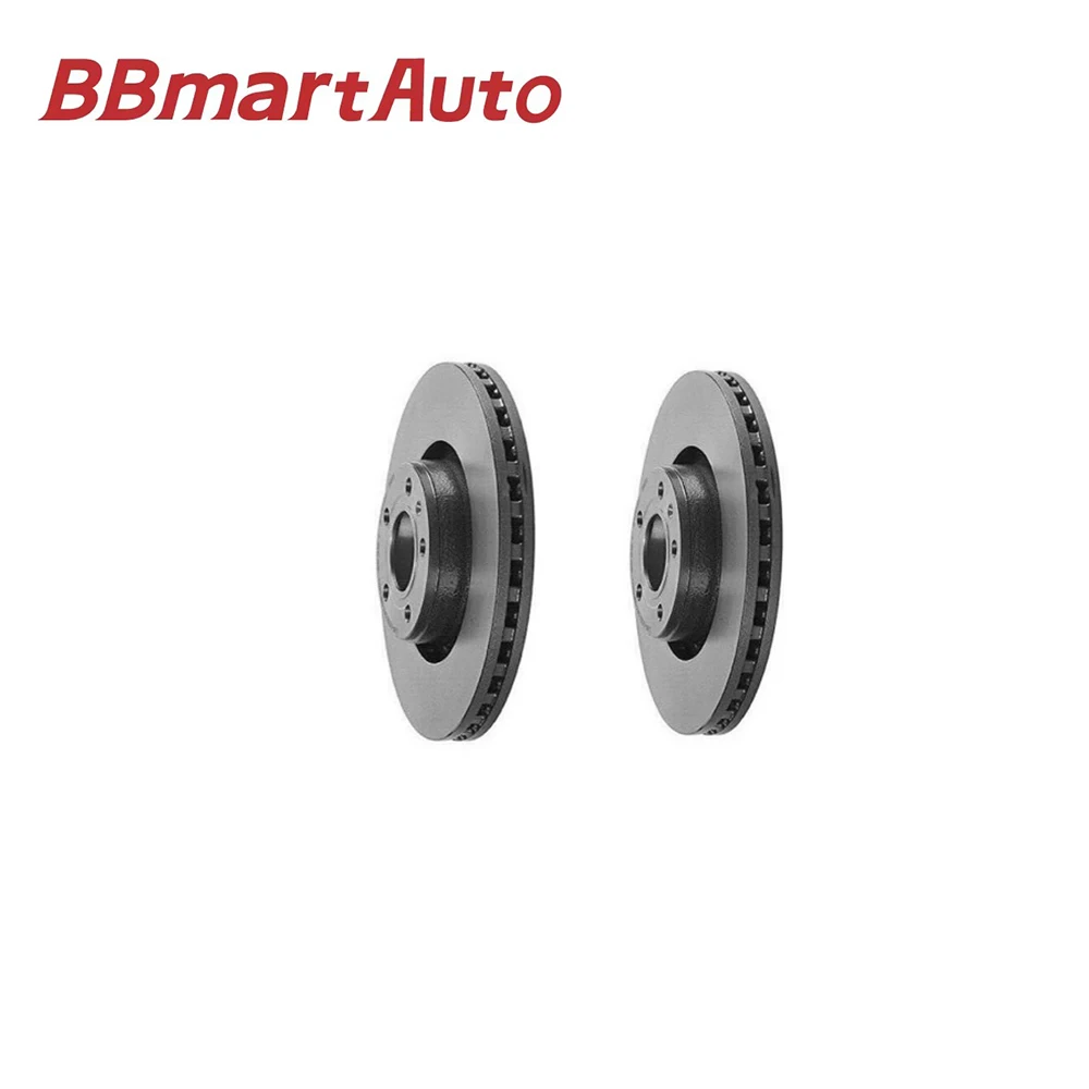 

4F0615601E BBmart Auto Parts 1 Pair Rear Brake Disc For Audi A6 S6 A8 S8