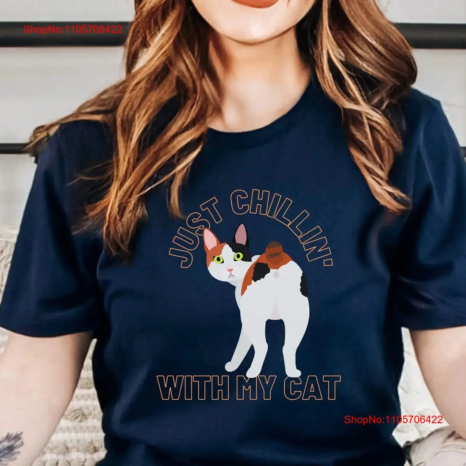 Japanese Bobtail CaT T Shirt Short Tail Kitten Just Chillin With My Mom Casual s vintage Washed Unisex graphic