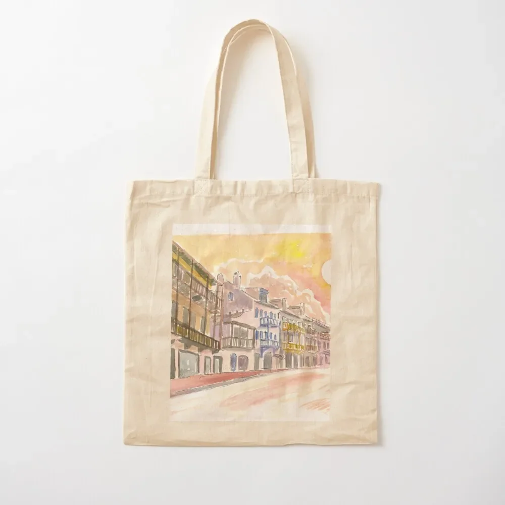 Beautiful Rosemary Beach Street Scene on 30a in South Walton, FL Tote Bag tote bag canvas Handbags women Tote Bag