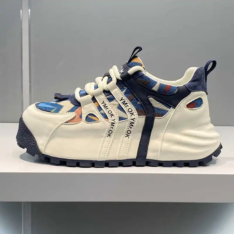 2025 New Luxury Men's Sneakers Tall Thick Bottom Youth Casual Shoes Comfortable Durable Breathable Running Sports Shoes